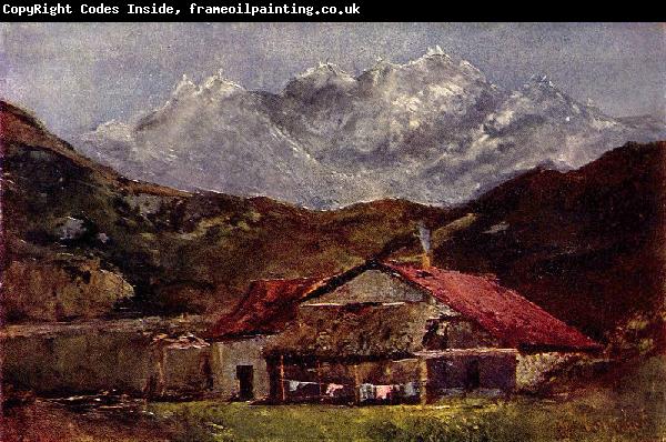 Gustave Courbet Die Berghutte